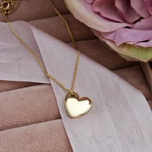 Gold Heart Ashes Pendant