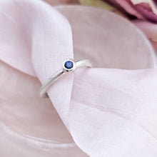 Sapphire Pebble Stacking Ring Size L1/2