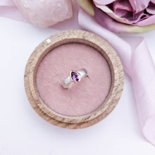 Amethyst Pear Shaped Ring