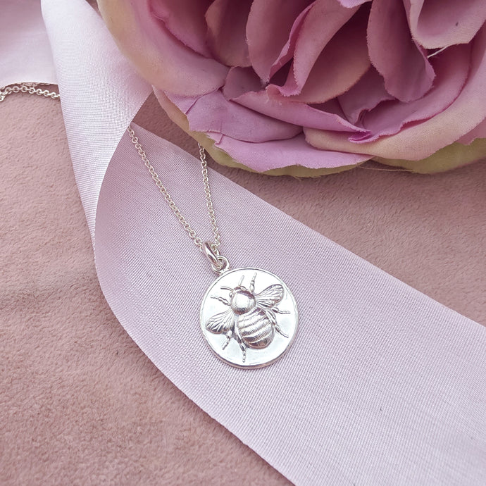 Silver Bee Pendant