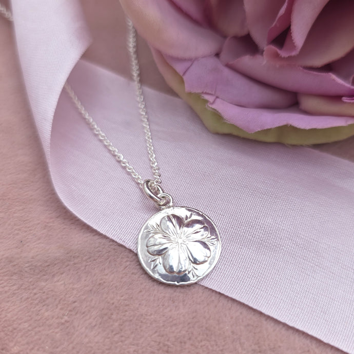 Silver flower Pendant