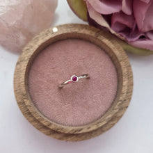 Silver stacking pebble ring. Hammer finish. Size K