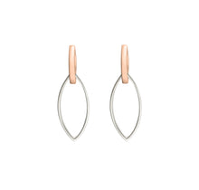 Rose Gold and Silver Leaf Fragments Drops - Small