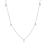 Scattered leaves necklace